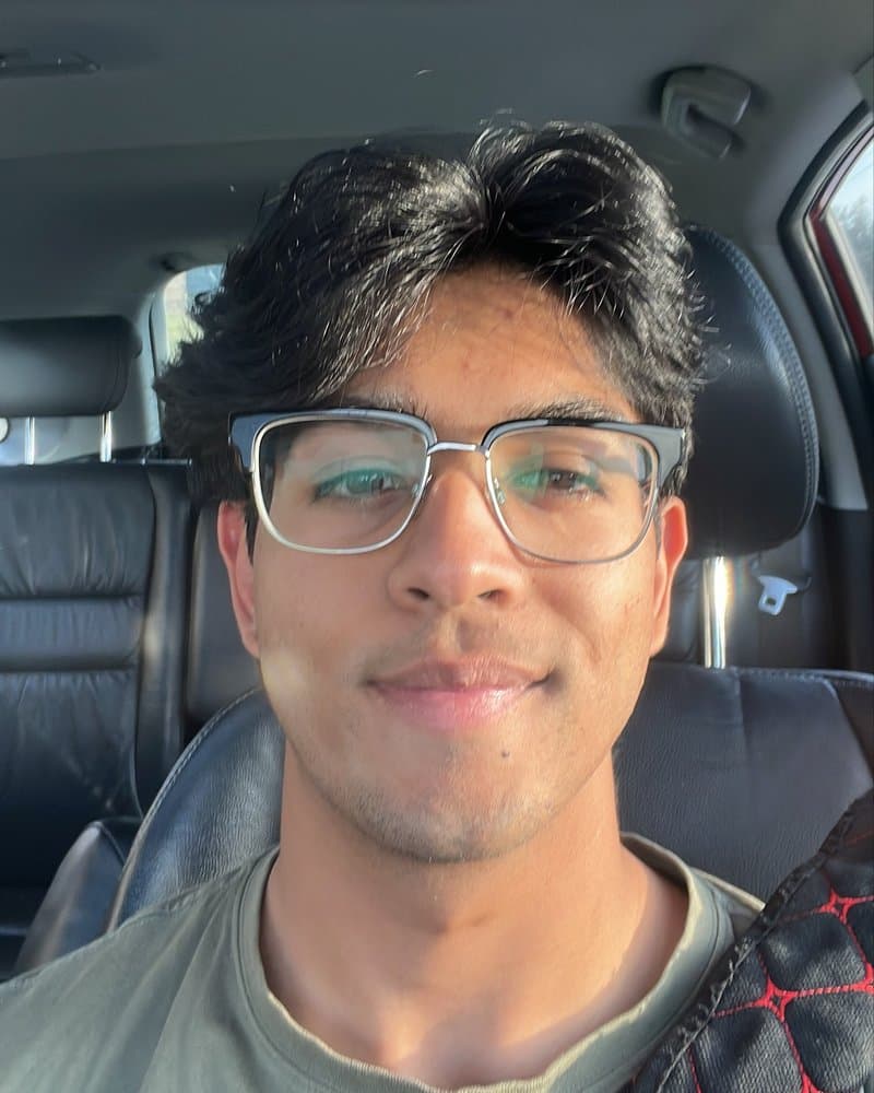 Rony in his car